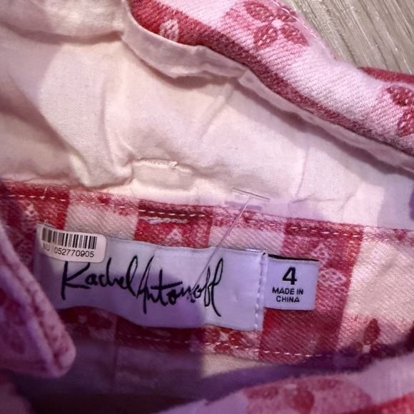 Rachel Antonoff Romper in Red and White Gingham - Picture 7 of 7